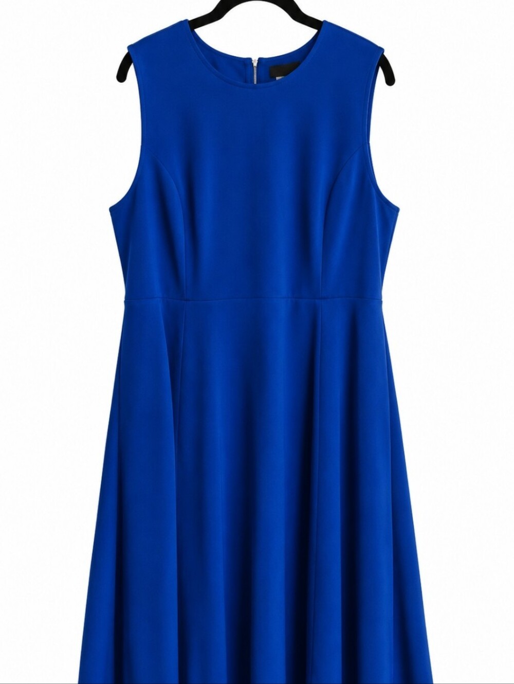 NWT- Investments Sleeveless Midi Dress in Cobalt Blue